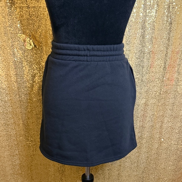 Black Drawstring Mini Skirt - Picture 3 of 7